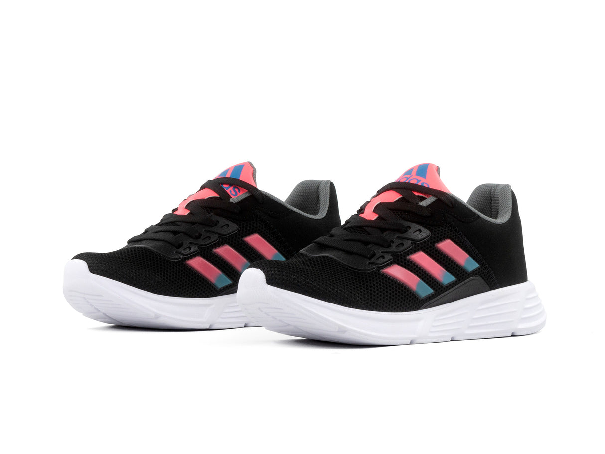 Paq 6 Pares Tenis 510 Negro Rosa Turquesa 23/26.5