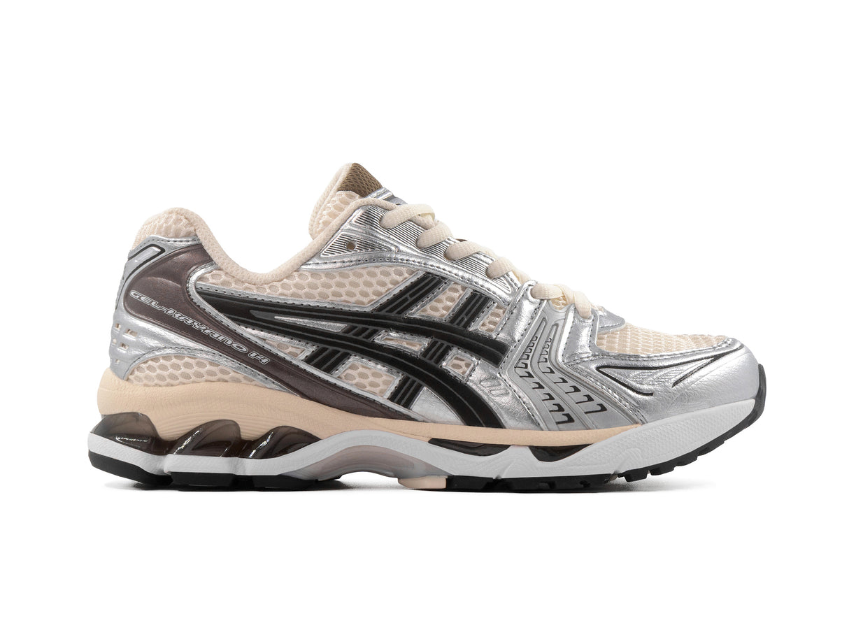 Tenis Asics Gel-Kayano 14 Cream Black Metallic Plum Importado