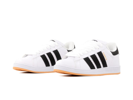 Tenis Campus Blanco Negro
