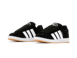 Paq 6 Pares Tenis Campus Negro Blanco 22/25.5