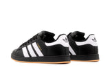 Tenis Campus Negro Blanco Suela Negra