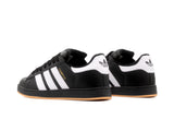 Tenis 2000s Negro Blanco Suela Negra