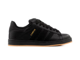 Tenis 2000s Negro Total Suela Ambar