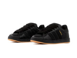 Tenis 2000s Negro Total Suela Ambar