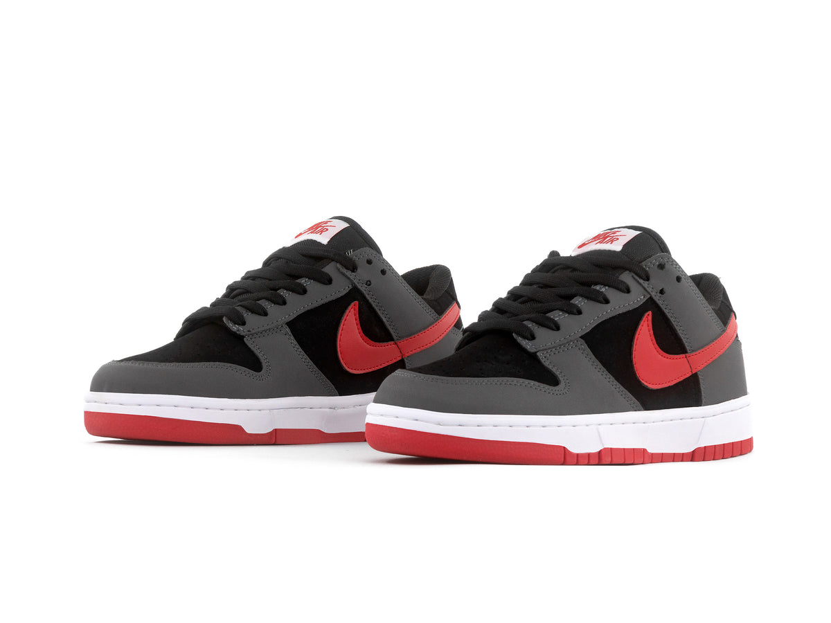 Tenis Dunk Low OG Gris Negro Rojo
