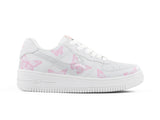 Paq 6 Pares Tenis Mariposa Blanco Rosa 22/25.5