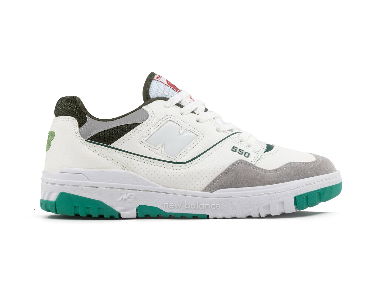 Tenis 550 Gris Blanco Verde