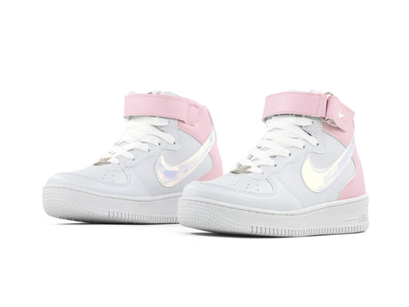 Tenis 841 Blanco Rosa Glass