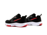 Paq 6 Pares Tenis 025 Negro Negro Rojo 25/28.5