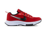 Tenis 025 Rojo Negro Plata