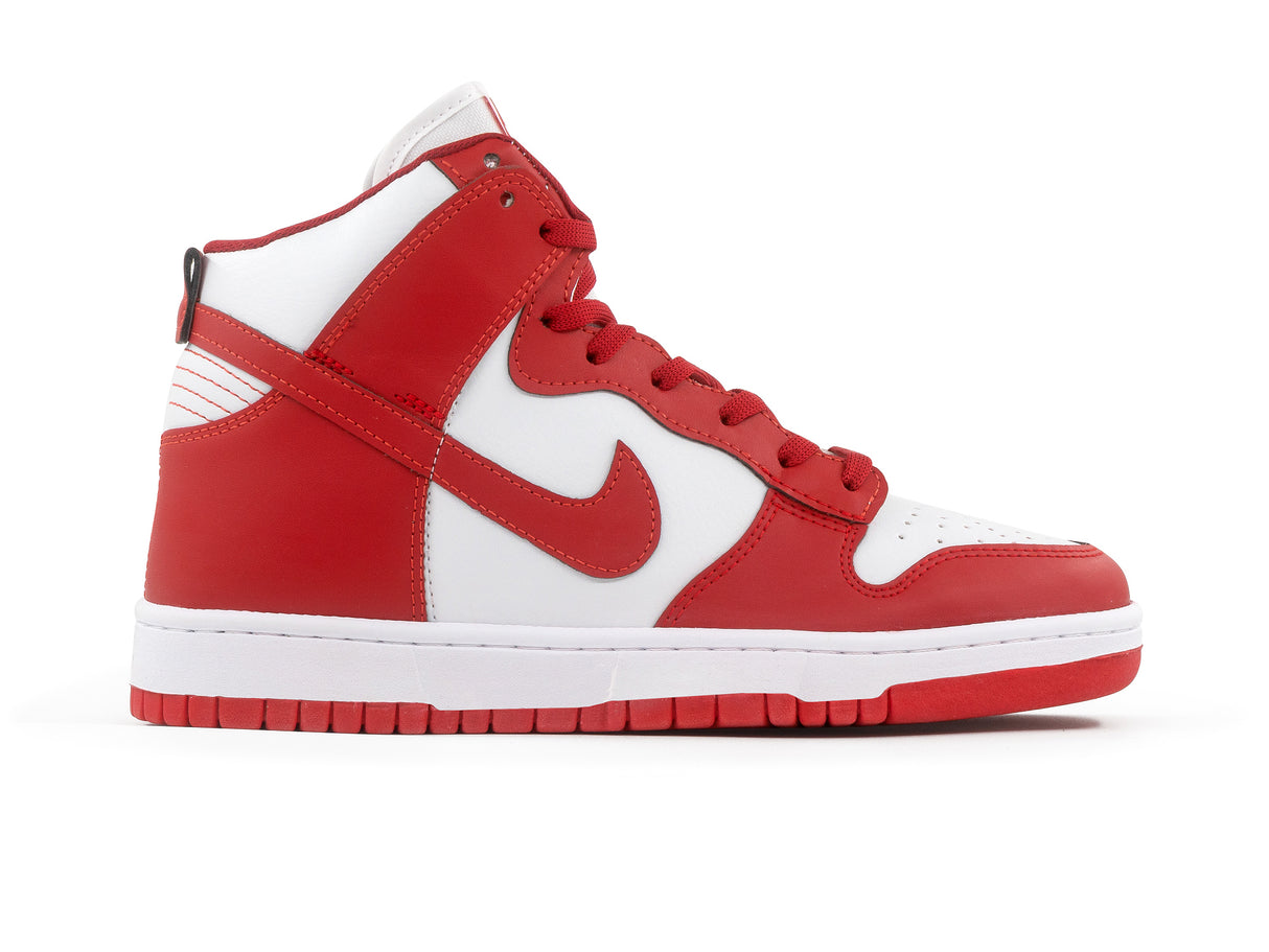 Tenis Dunk Blanco Rojo