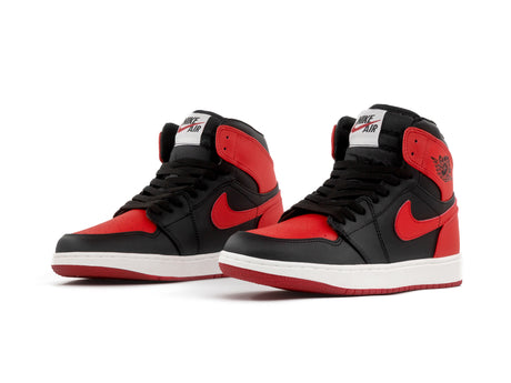 Tenis Retro 1 Negro Rojo 1.1 Premium