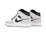 Tenis Retro 1 Gris Blanco Negro 1.1 Premium