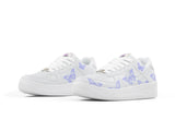 Tenis Mariposa Blanco Lila