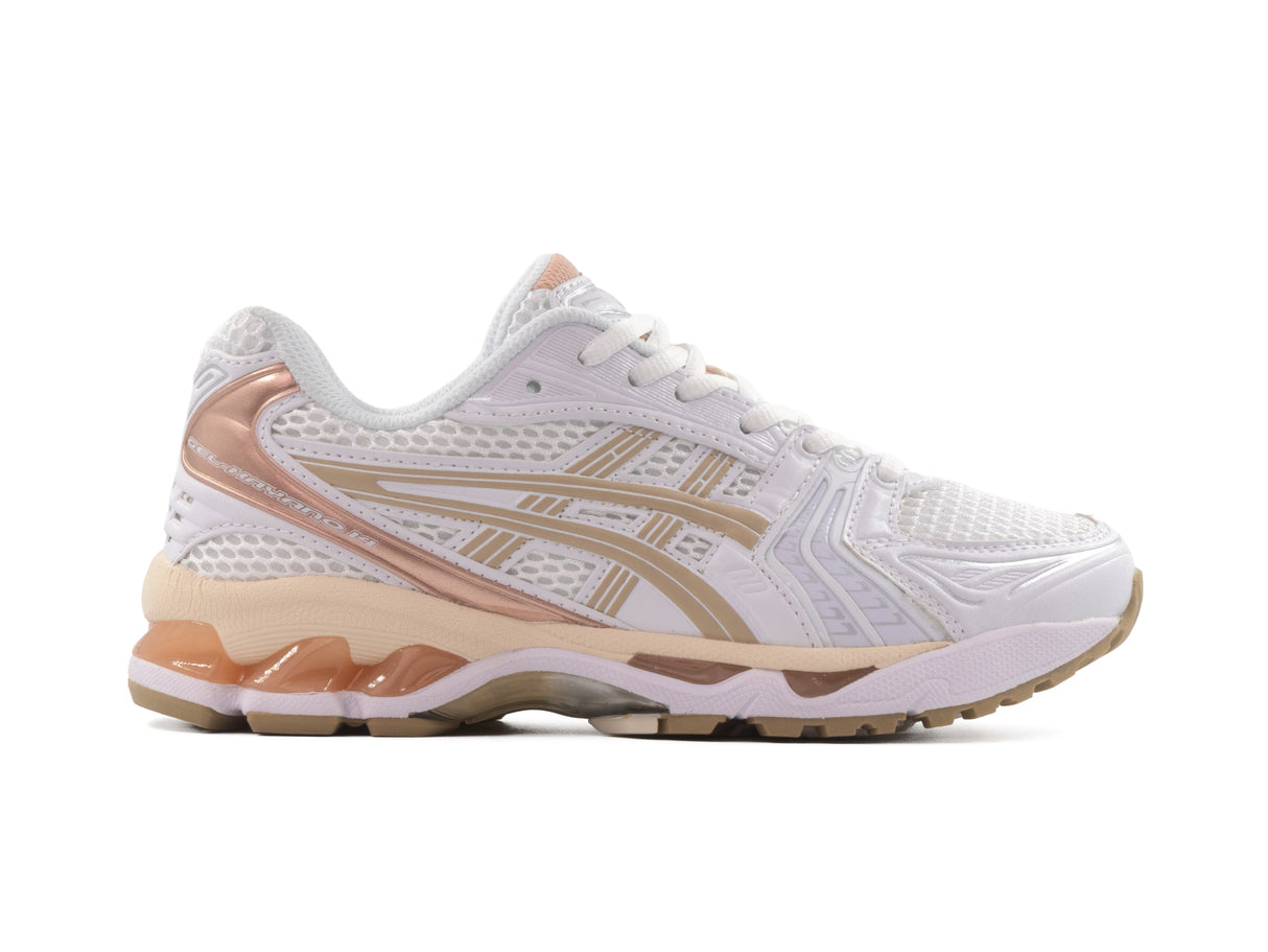 Tenis Asics Gel-Kayano 14 White Simply Taupe Importado