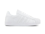 Paq 6 Pares Tenis Concha Blanco Total 25/28.5