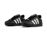 Tenis Concha Negro Blanco