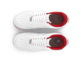 Paq 6 Pares Tenis Air Force 1 Blanco Rojo 1.1 Premium 25/28.5