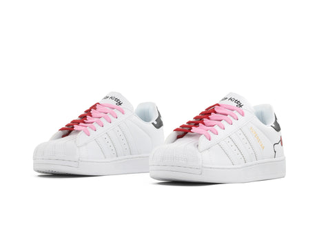 Paq 6 Pares Tenis Superstar Blanco Hello Kitty 23/26.5