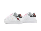 Paq 6 Pares Tenis Superstar Blanco Hello Kitty 23/26.5