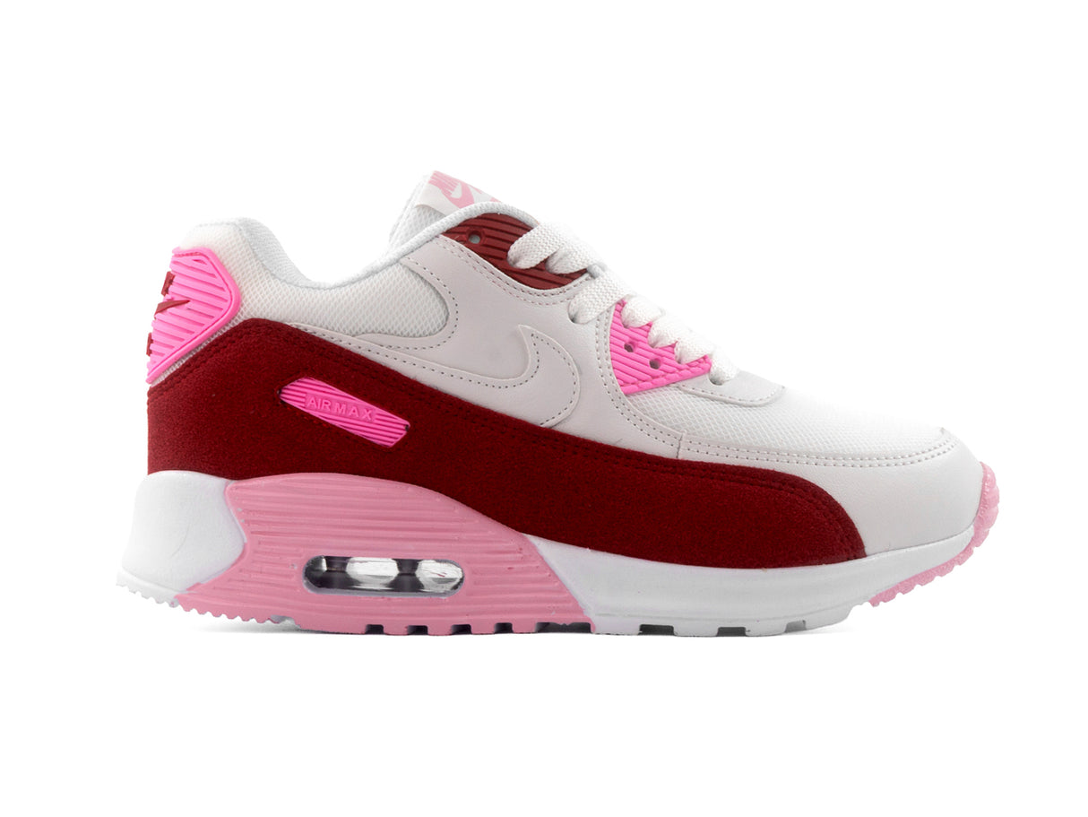 Paq 6 Pares Tenis Max 90 Vino Rosa 23/26.5