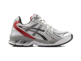Paq 6 Pares Tenis Asics 2543 Blanco Plata Rojo 1.1 Premium 23/26.5