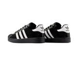 Paq 6 Pares Tenis Concha Rhinestone Negro Blanco 22/25.5