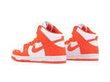 Tenis Dunk Bota Blanco Naranja