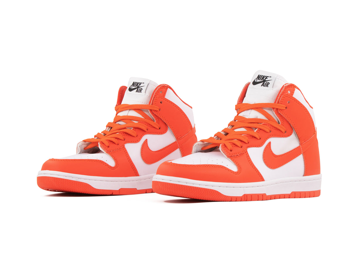 Tenis Dunk Bota Blanco Naranja