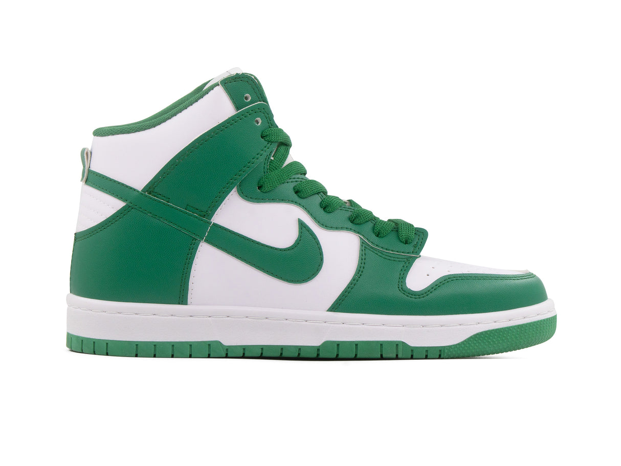 Paq 6 Pares Tenis Dunk Bota Blanco Verde 25/28.5
