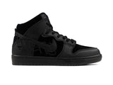 Tenis Dunk Bota Faust Oro Negro