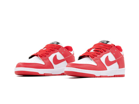 Paq 6 Pares Tenis Dunk Low Blanco Rojo 22/25.5