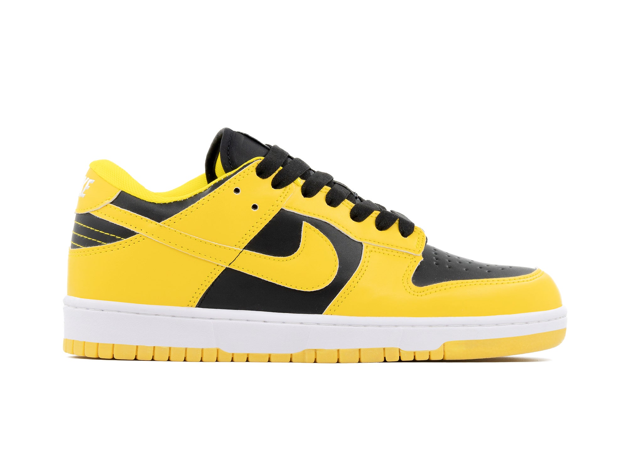 Tenis Dunk Low Negro Amarillo Snkrs Mayoreo