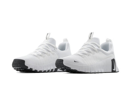 Tenis Free Metcon 6 Blanco Negro Importado