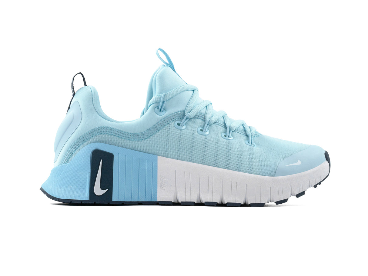 Tenis Free Metcon 6  Blanco Azul Cielo Importado