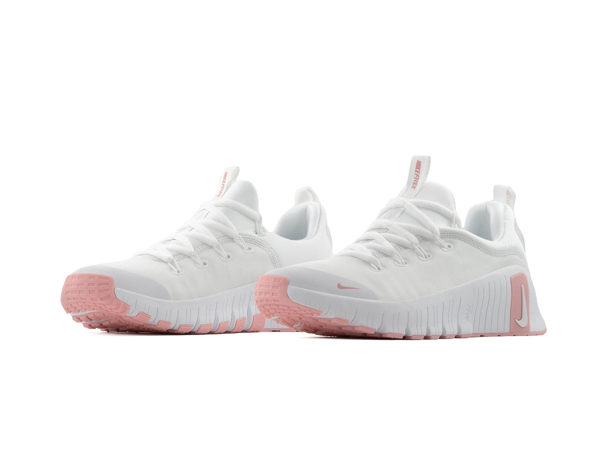 Tenis Free Metcon 6 Blanco Rosa Importado