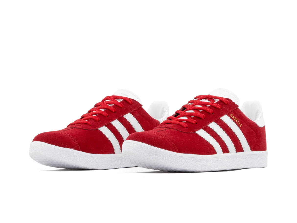 Paq 6 Pares Tenis Gazelle Rojo Blanco Gamuza 23/26.5