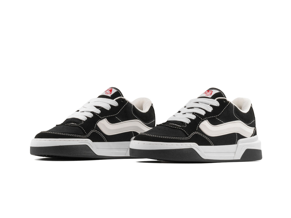 Tenis Hylane Negro Blanco Lona