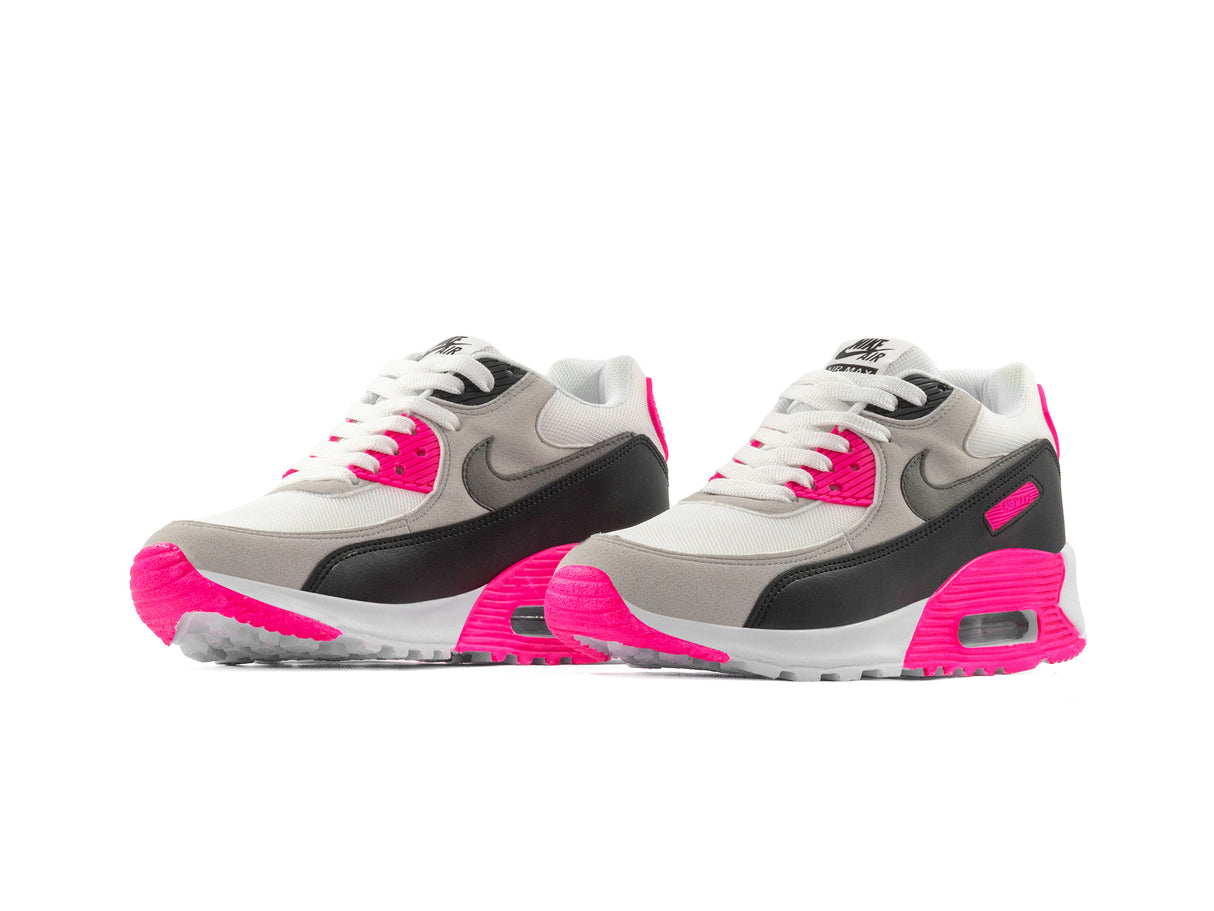 Tenis Max 90 Blanco Gris Fiusha