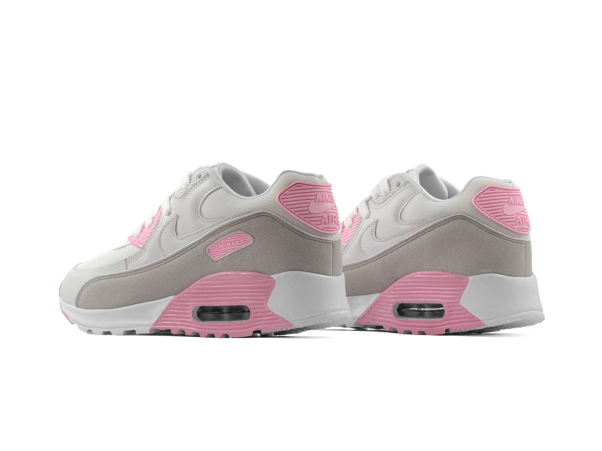 Paq 6 Pares Tenis Max 90 Blanco Gris Rosa 23/26.5