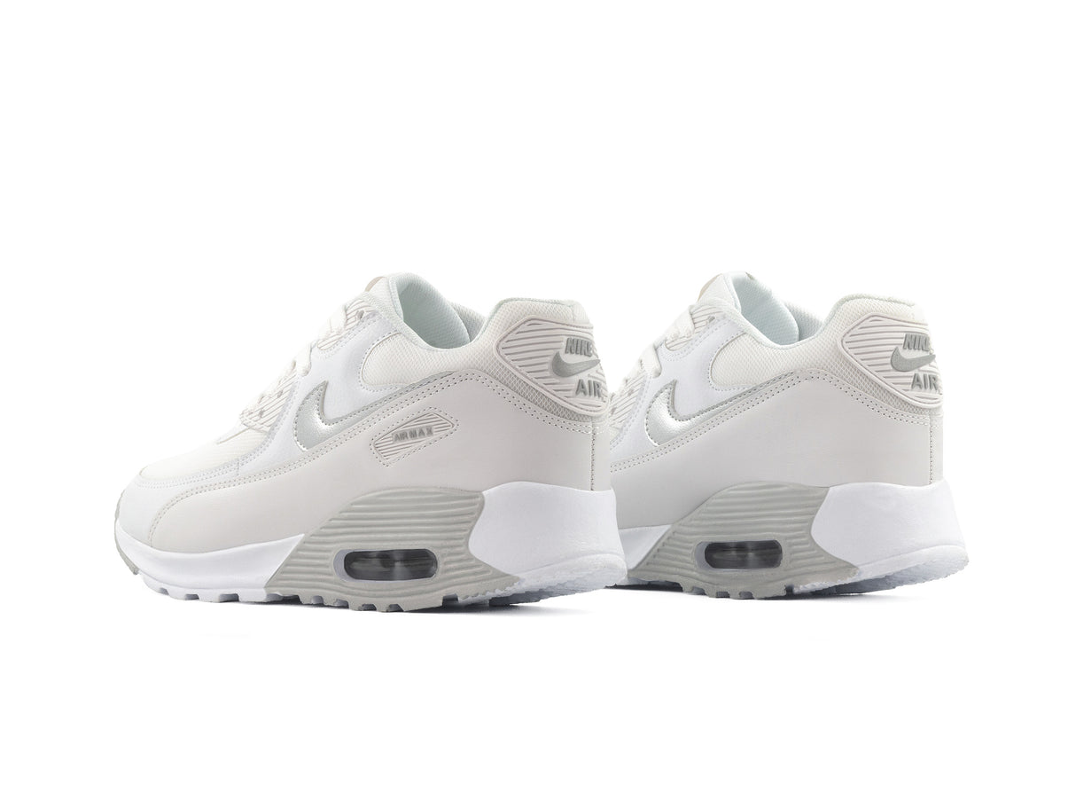Paq 6 Pares Tenis Max 90 Blanco Plata 22/25.5