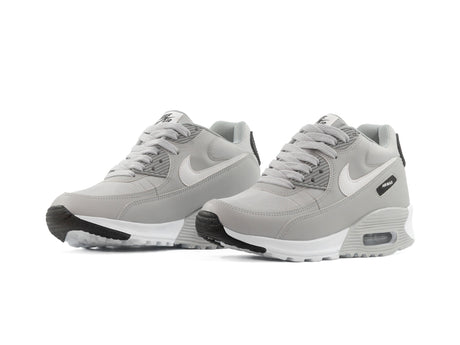 Paq 6 Pares Tenis Max 90 Gris Blanco 25/28.5