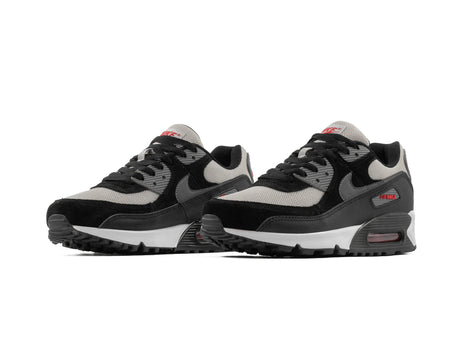Tenis Max 90 Gris Negro Rojo Importado