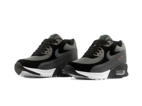 Paq 6 Pares Tenis Max 90 Gris Negro 25/28.5