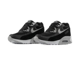 Paq 6 Pares Tenis Max 90 Negro Gris 25/28.5
