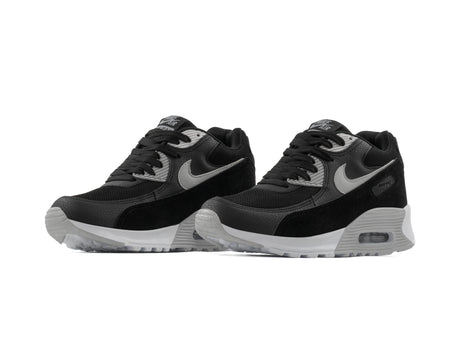 Paq 6 Pares Tenis Max 90 Negro Gris 25/28.5