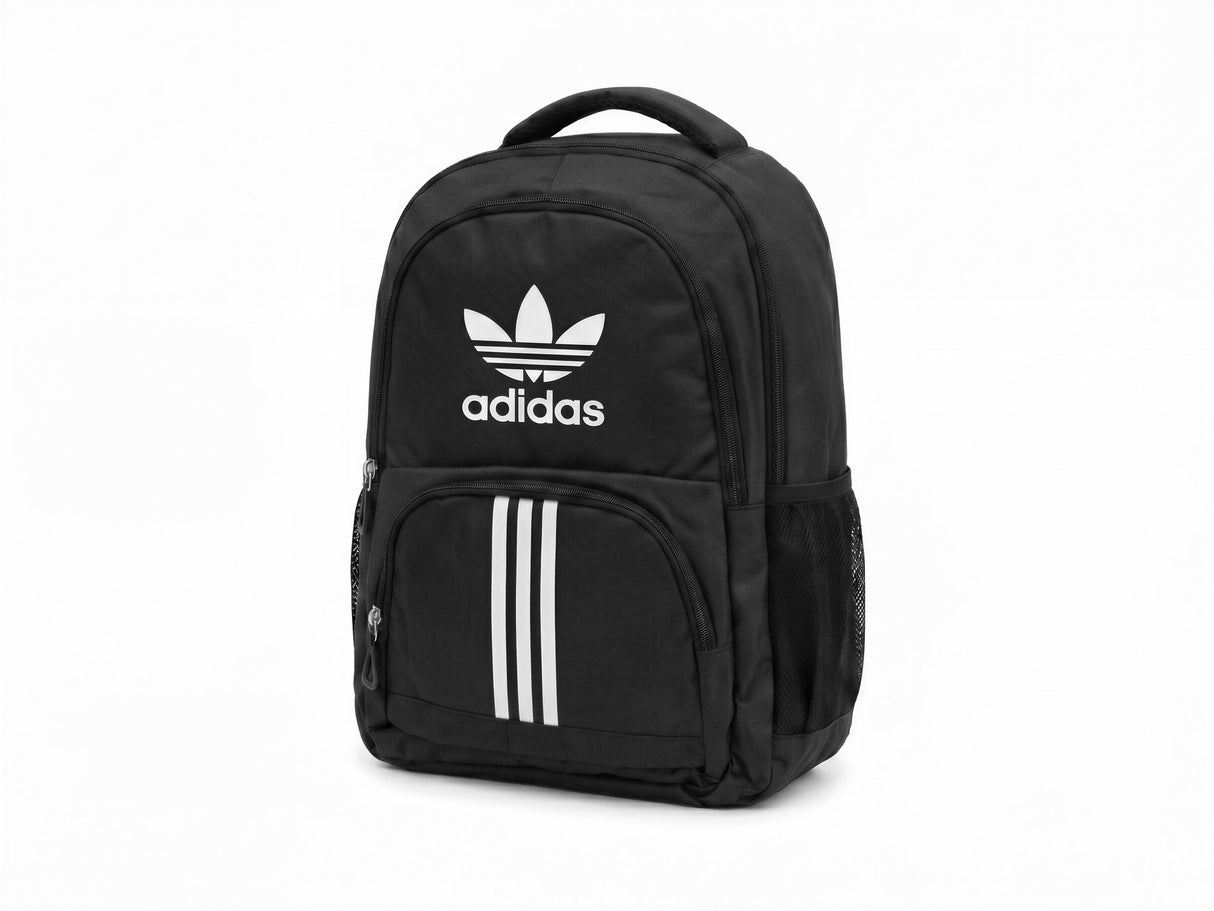 Mochila Adidas Negra Letras Blancas