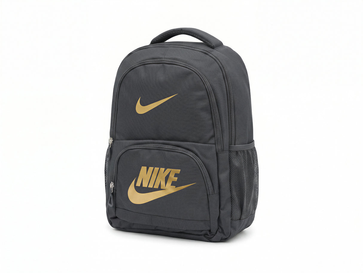 Mochila Nike Negra Letras Doradas