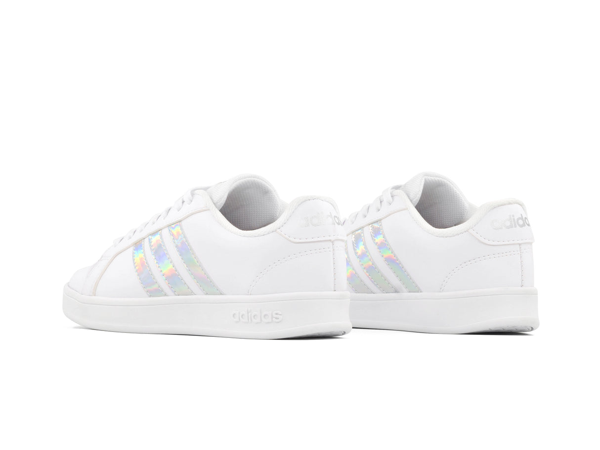 Tenis Neo Grand Court Blanco Plata