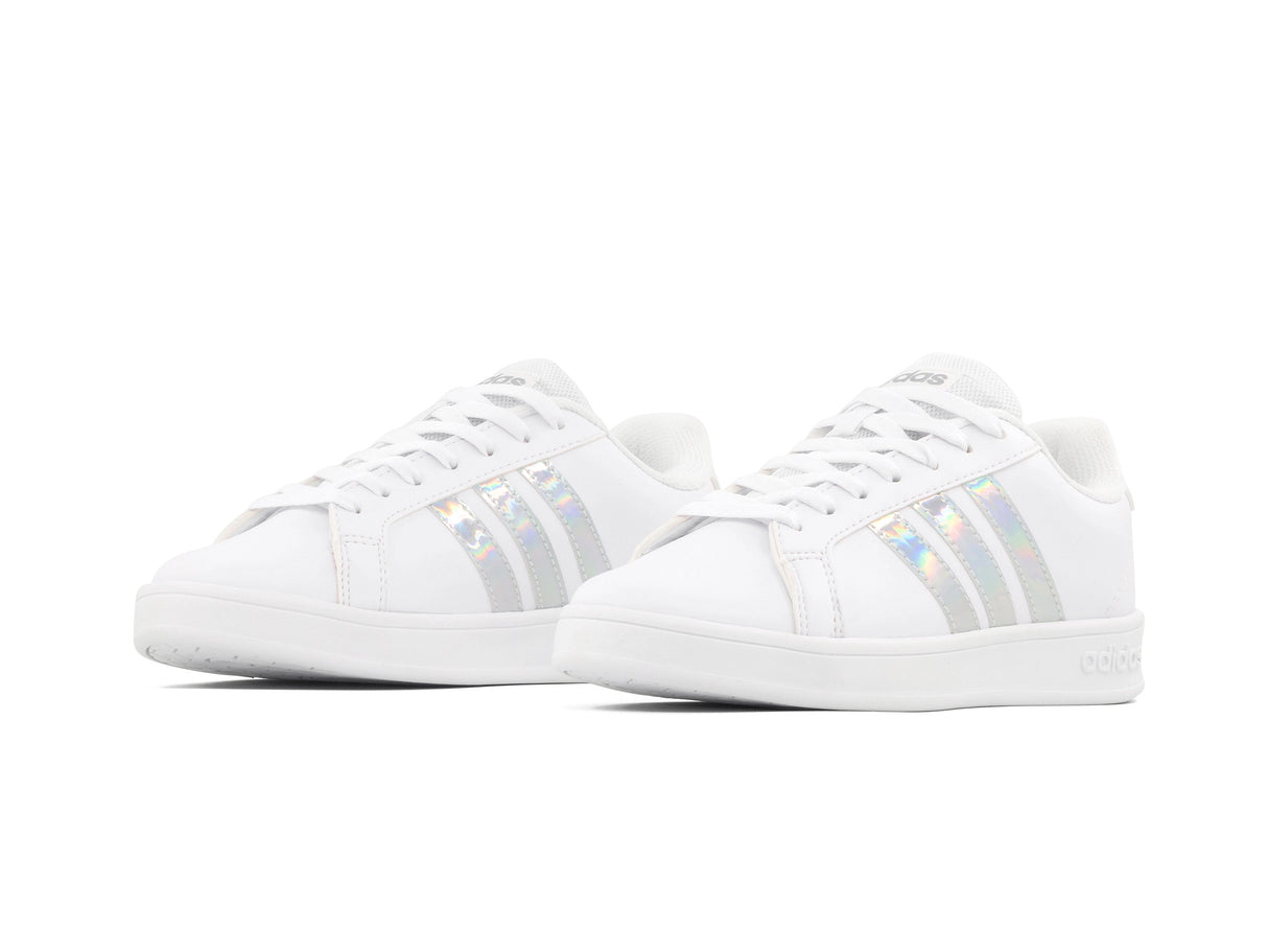 Tenis Neo Grand Court Blanco Plata